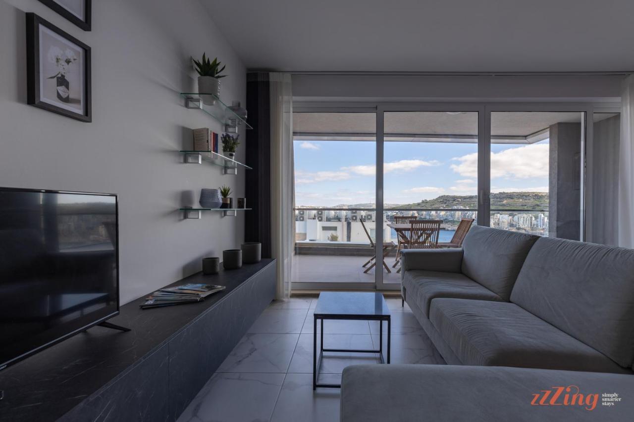 A Stunning Apartment With Spectacular Sea Views St. Paul's Bay Exterior foto