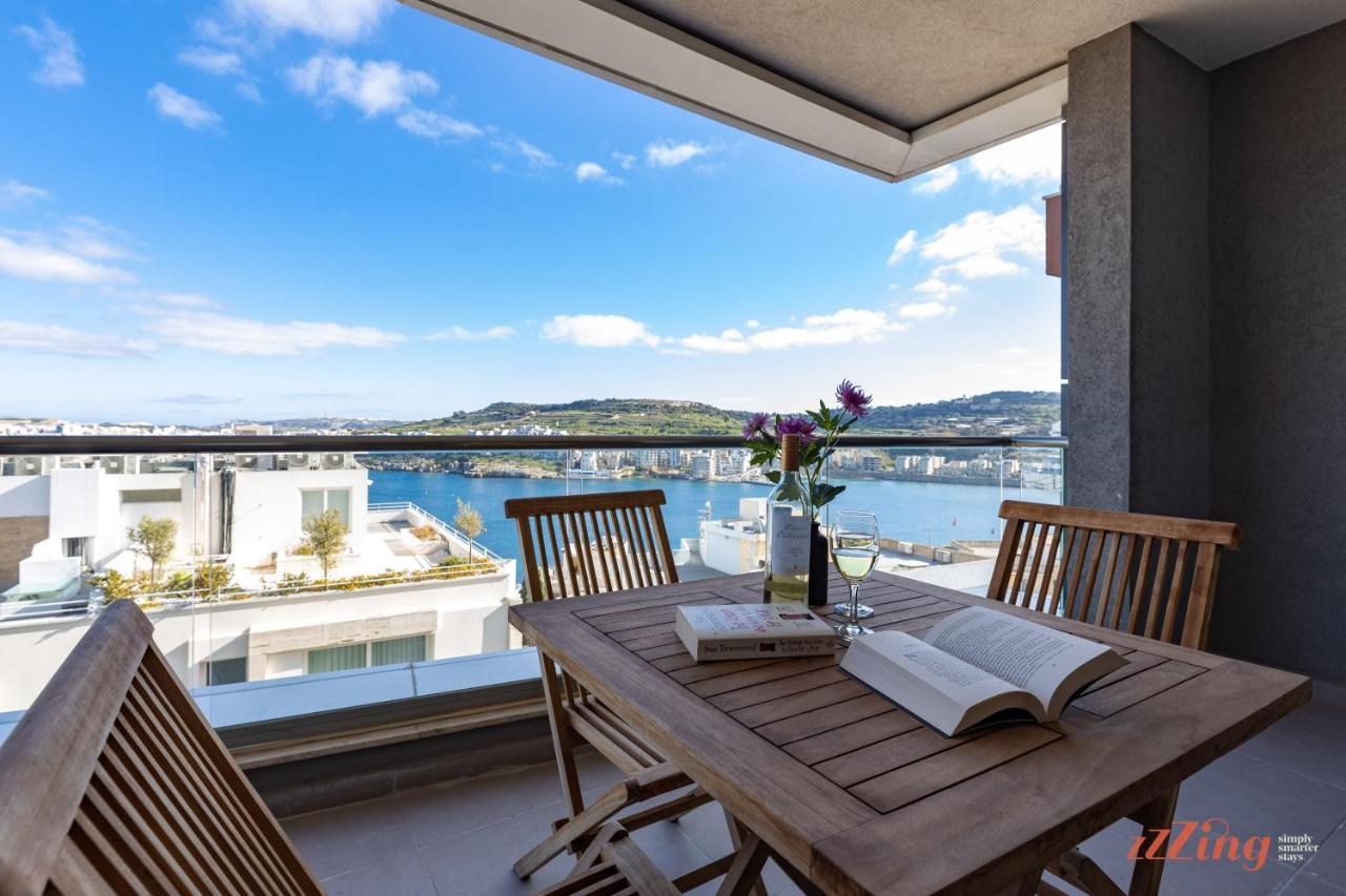 A Stunning Apartment With Spectacular Sea Views St. Paul's Bay Exterior foto